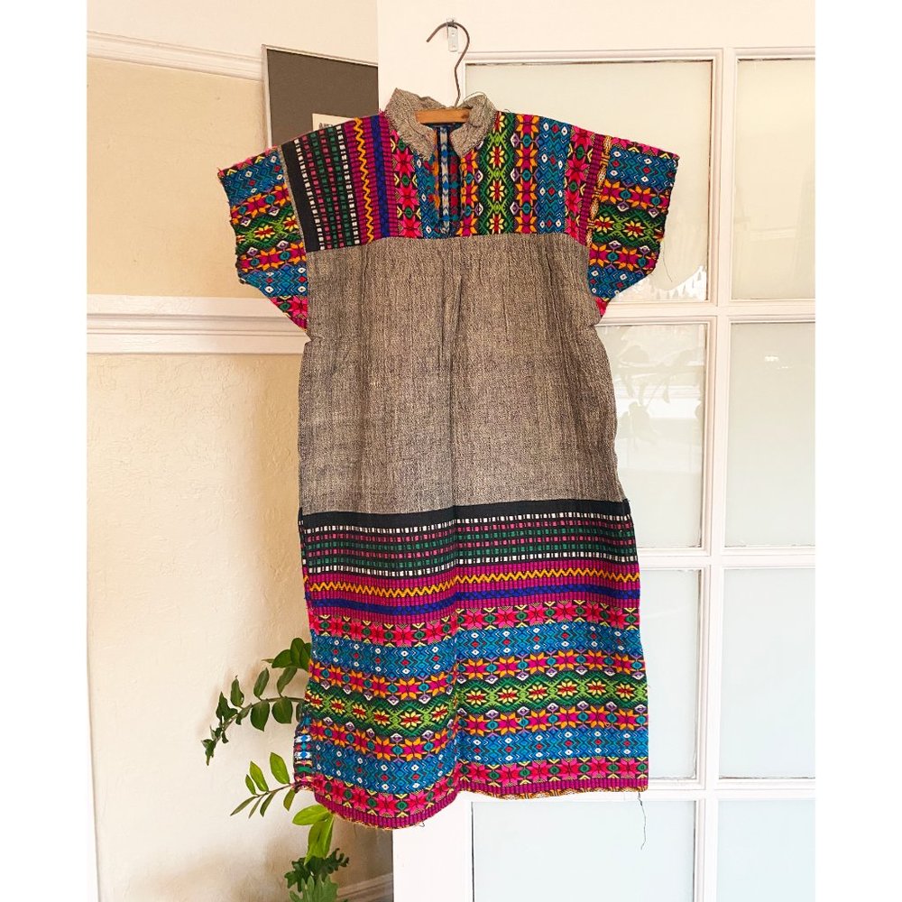 Vintage Guatemalan Embroidered Dress
